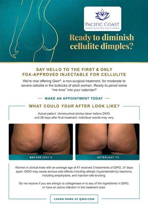 Ready to Diminish Cellulite Dimples? | Pacific Coast Aesthetics