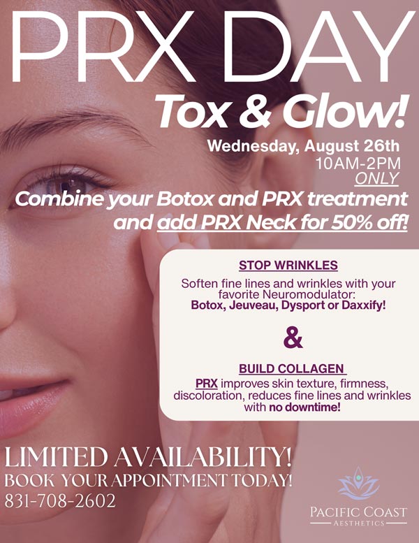 Event at Pacific Coast Aesthetics in Santa Cruz, Aptos CA